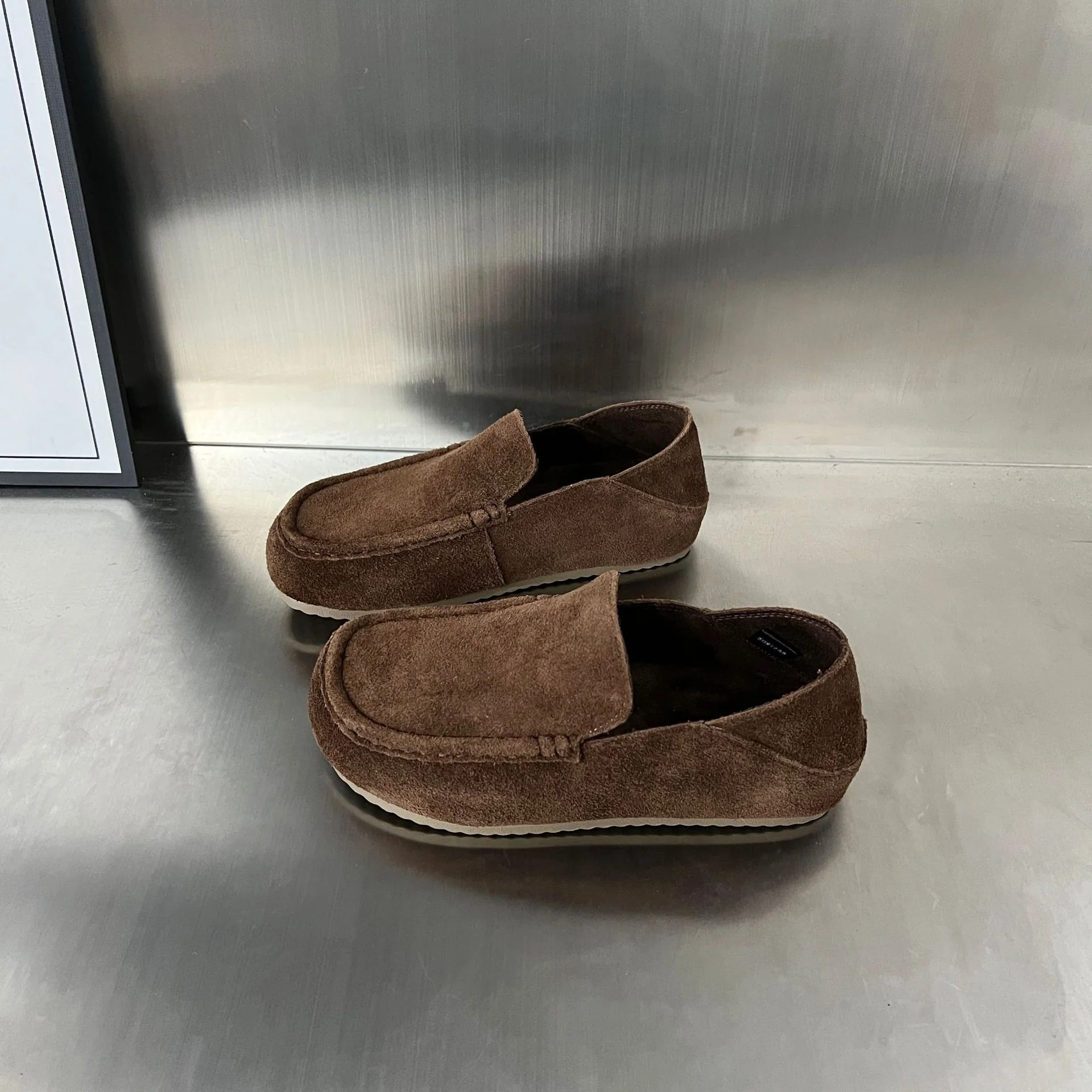 Damen Mokassins aus hochwertigem Wildleder mit komfortablem Fußbett und elastischem Design Heidi Mode - Image 7