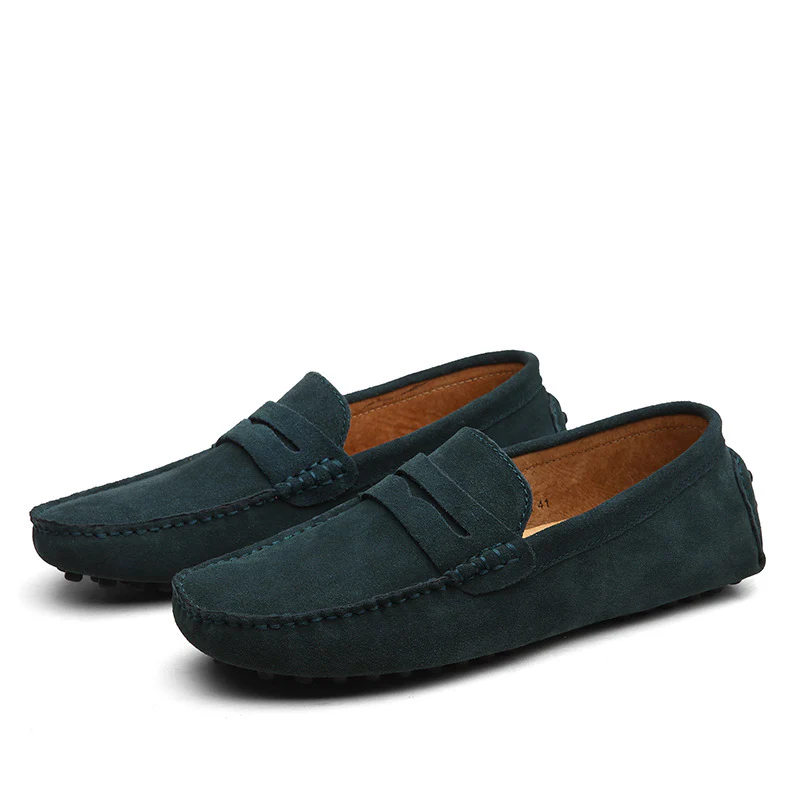 Damen Mokassins aus hochwertigem Wildleder mit rutschfester Sohle Heidi Mode - Image 8