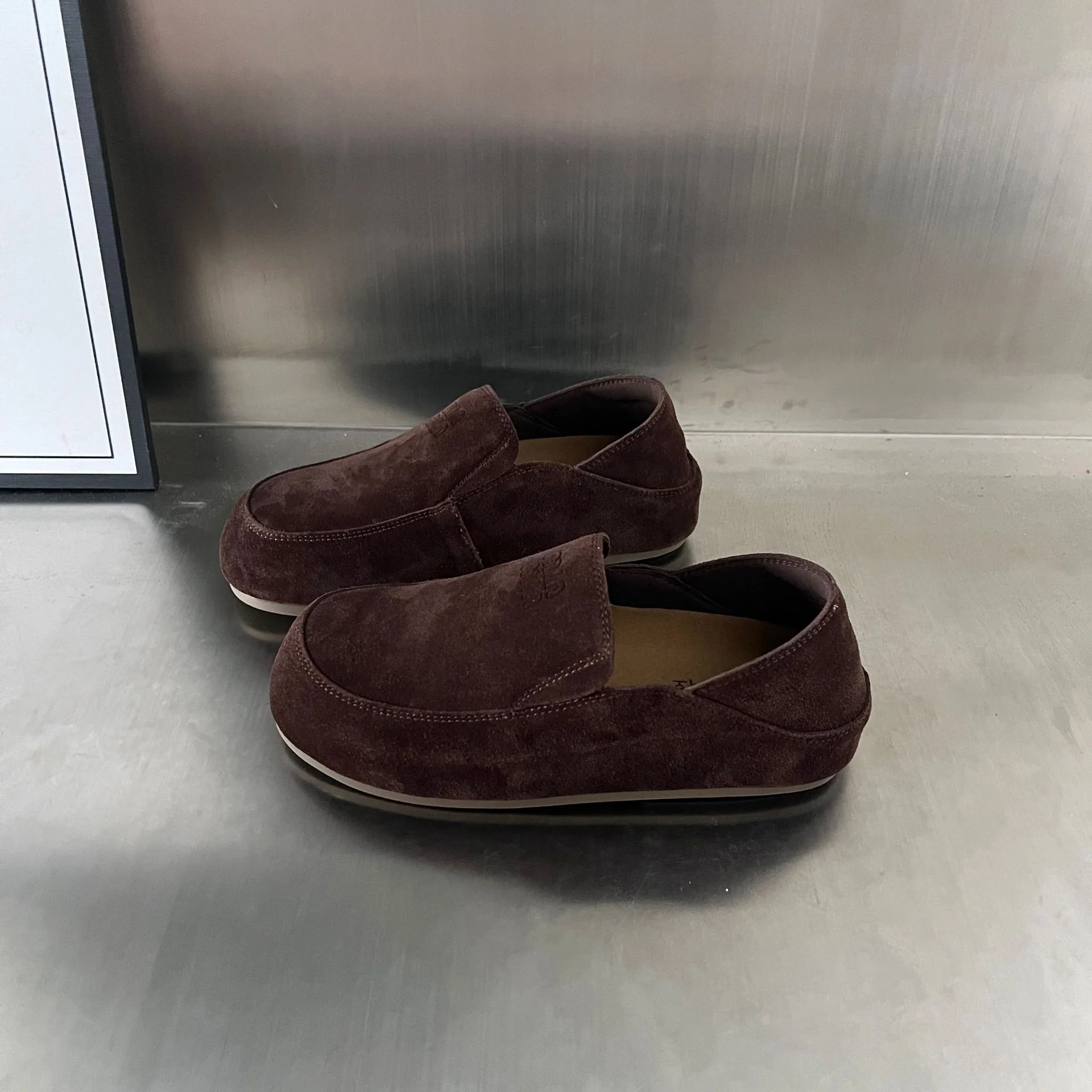 Damen Mokassins aus weichem Wildleder und komfortablem Fußbett Heidi Mode - Image 2