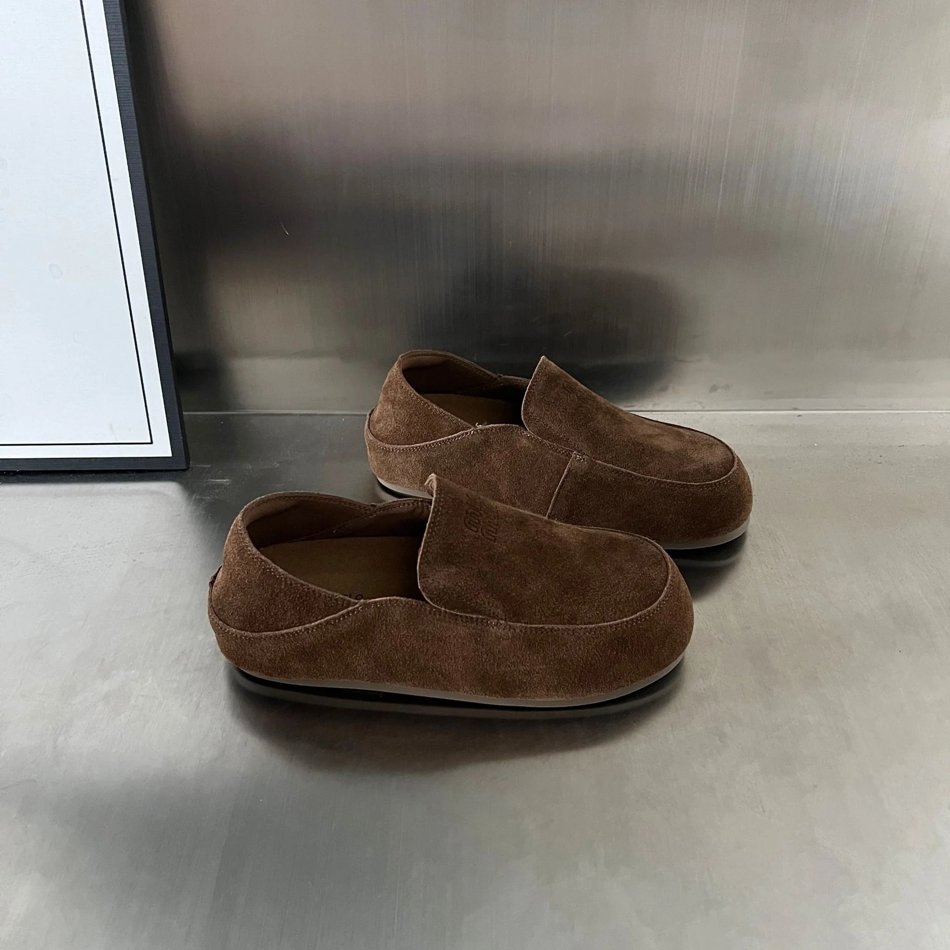 Damen Mokassins aus weichem Wildleder und komfortablem Fußbett Heidi Mode - Image 4