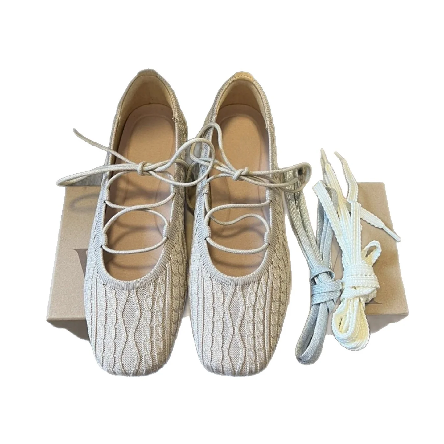 Damen Mokassins mit elastischem Riemendesign und komfortablem Fußbett Heidi Mode - Image 5