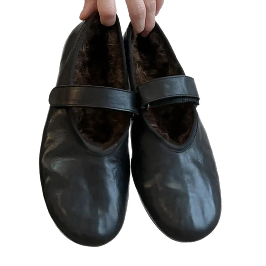 Damen Mokassins mit elegantem Riemen und kuscheligem Innenfutter Heidi Mode - Image 5