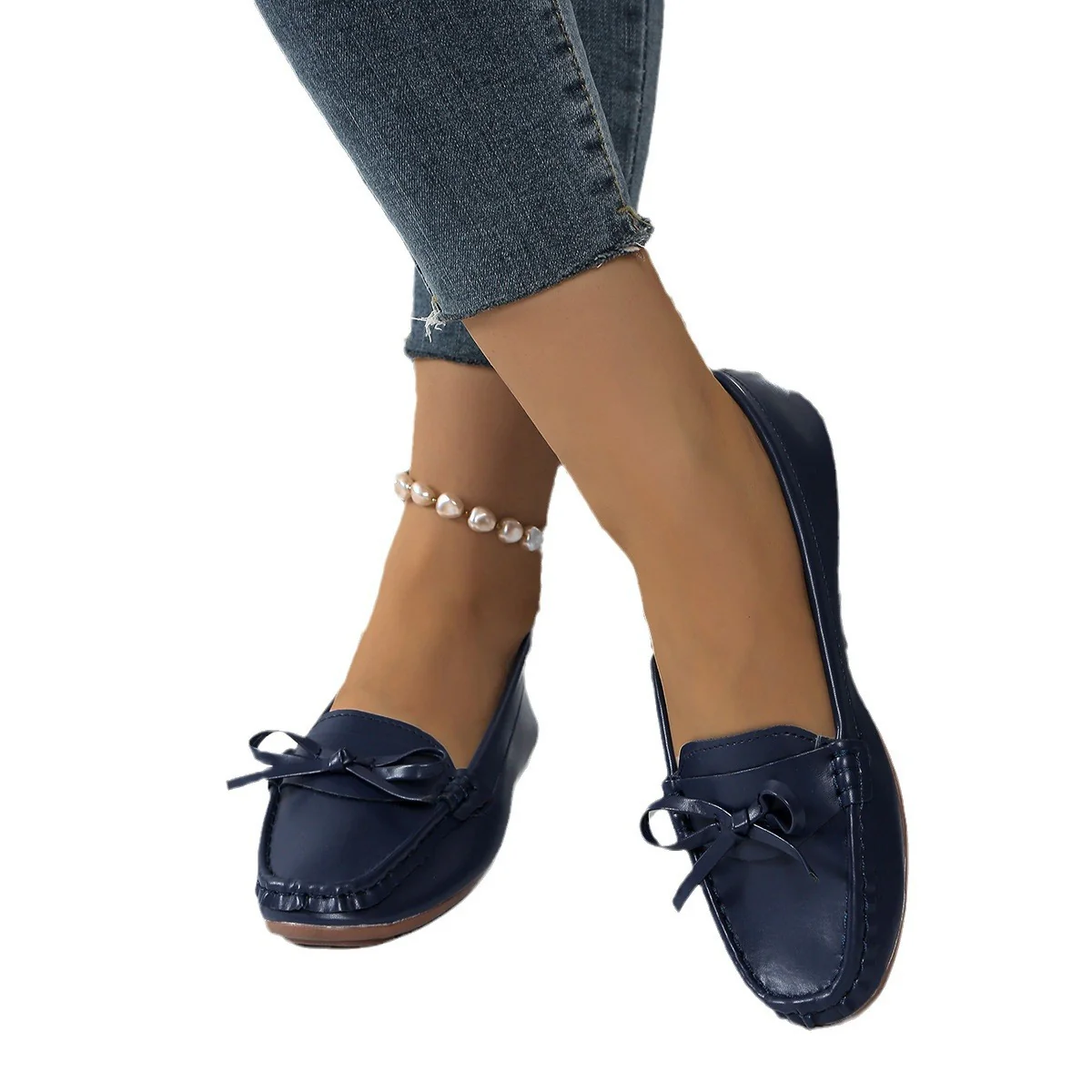 Damen Mokassins mit elegantem Schleifen-Detail und bequemer Sohle Heidi Mode - Image 5