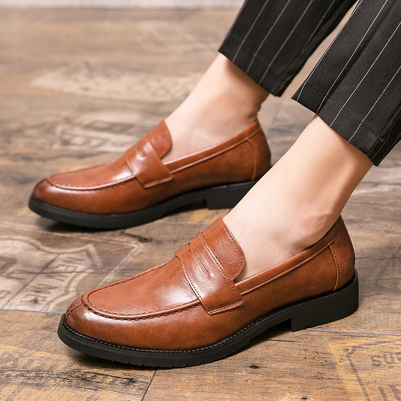 Damen Mokassins mit eleganter Lederoberfläche und rutschfester Sohle Heidi Mode - Image 2