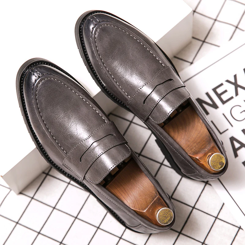 Damen Mokassins mit eleganter Lederoberfläche und rutschfester Sohle Heidi Mode - Image 4