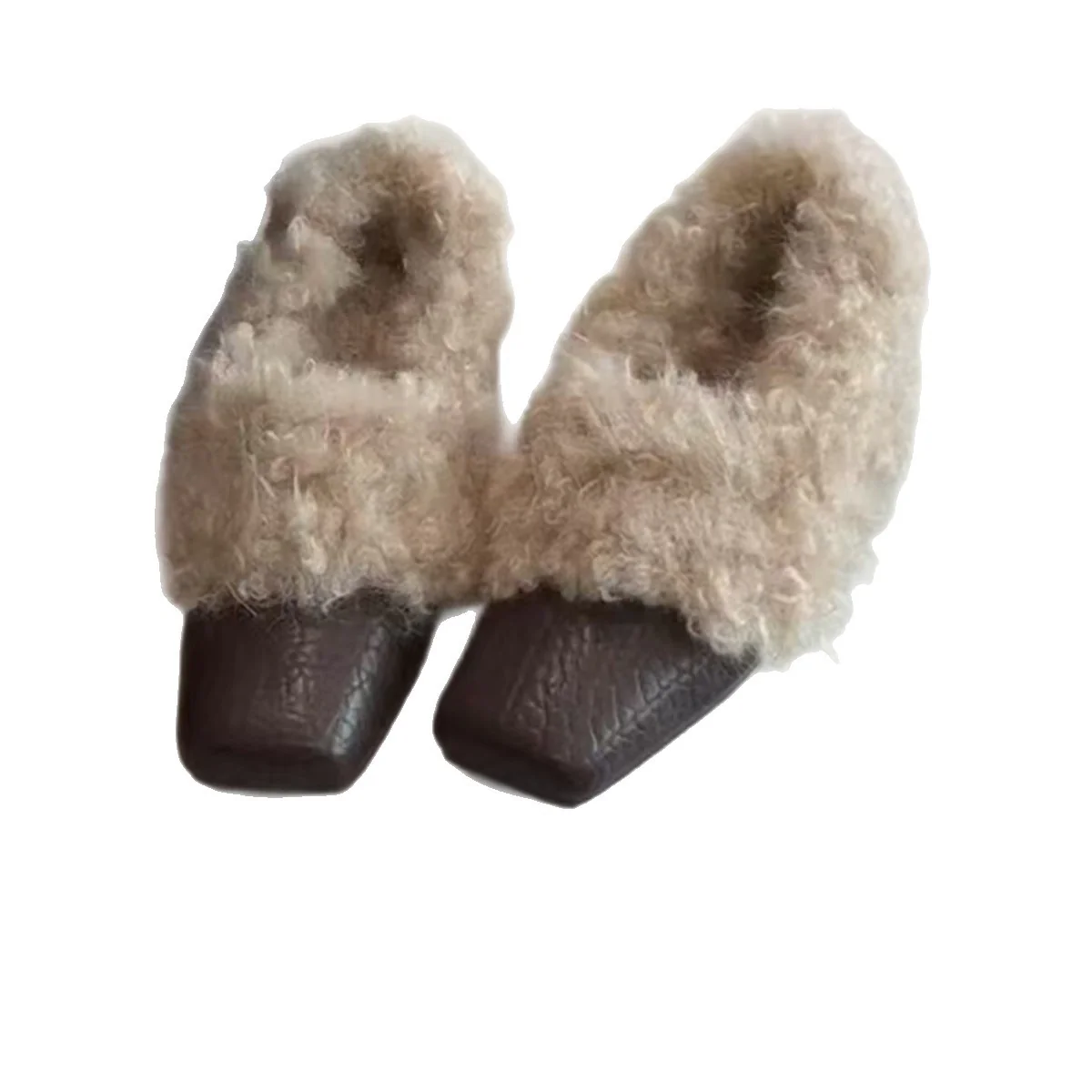 Damen Mokassins mit flauschigem Kragen und stylischem Design Heidi Mode - Image 5
