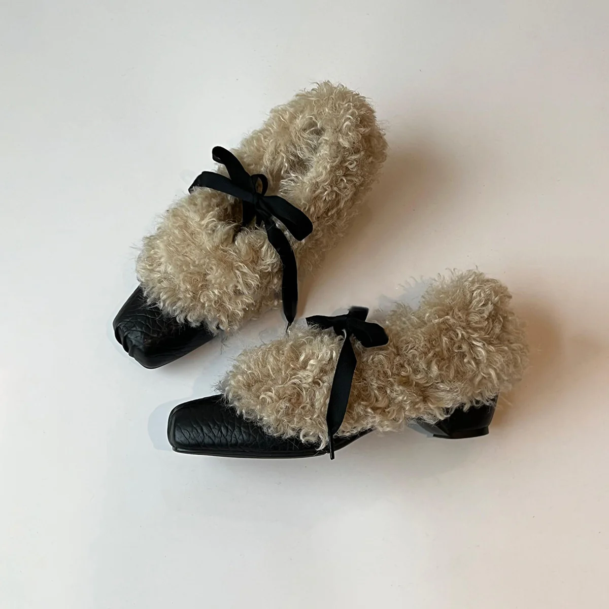 Damen Mokassins mit flauschigem Kunstfell und elegantem Riemen Heidi Mode - Image 4