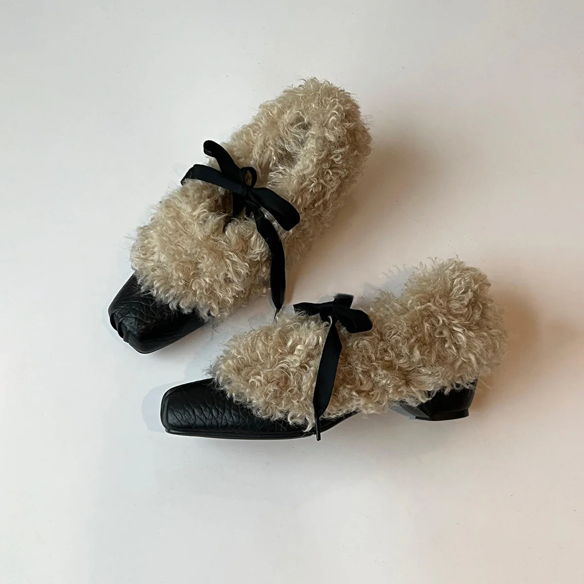 Damen Mokassins mit flauschigem Kunstfell und elegantem Riemen Heidi Mode - Image 6