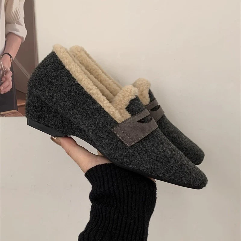 Damen Mokassins mit flauschiger Innensohle und modischem Design Heidi Mode - Image 2