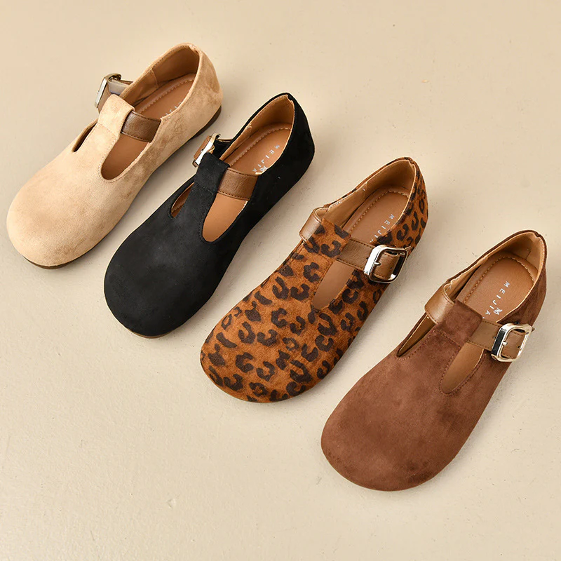Damen Mokassins mit modischem Riemen und bequemer Sohle Heidi Mode - Image 4