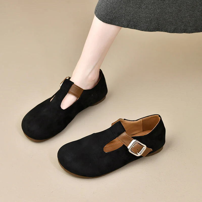 Damen Mokassins mit modischem Riemen und bequemer Sohle Heidi Mode - Image 7