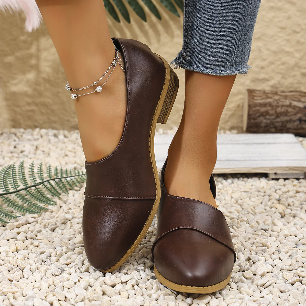 Damen Mokassins mit modischem Schnitt und rutschfester Sohle Heidi Mode - Image 2