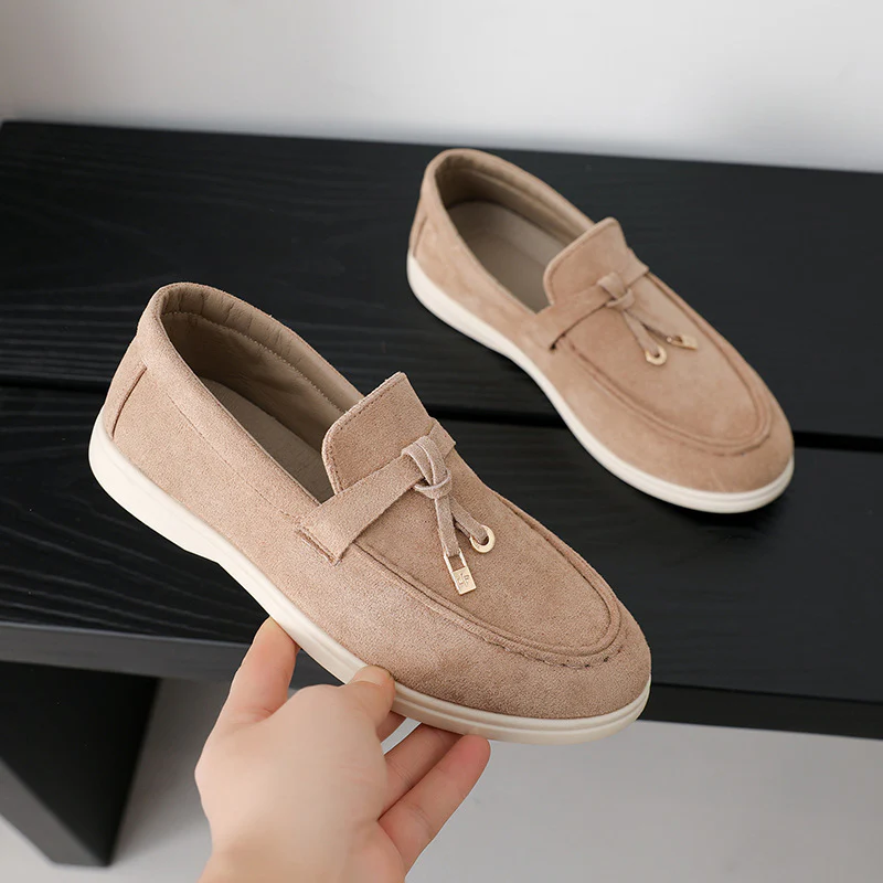 Damen Mokassins mit modischem Schnürdesign und flexibler Sohle Heidi Mode - Image 2
