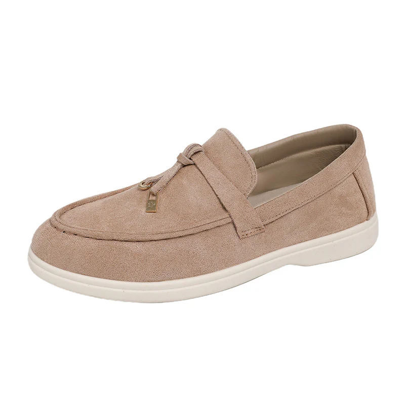 Damen Mokassins mit modischem Schnürdesign und flexibler Sohle Heidi Mode - Image 5