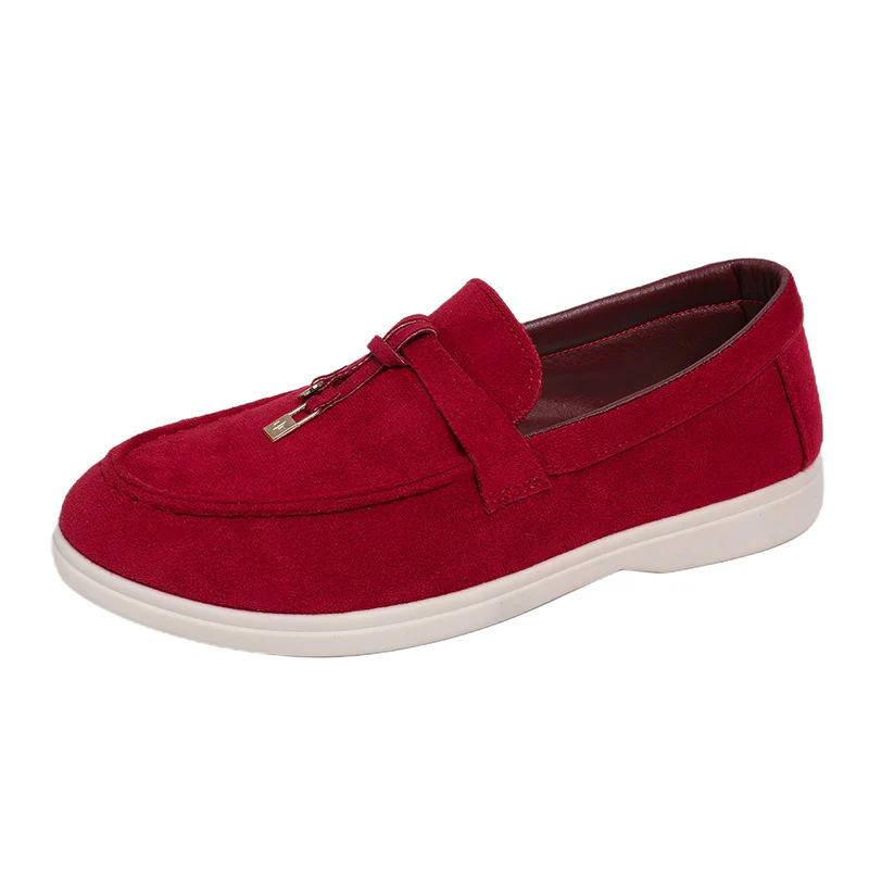 Damen Mokassins mit modischem Schnürdesign und flexibler Sohle Heidi Mode - Image 6