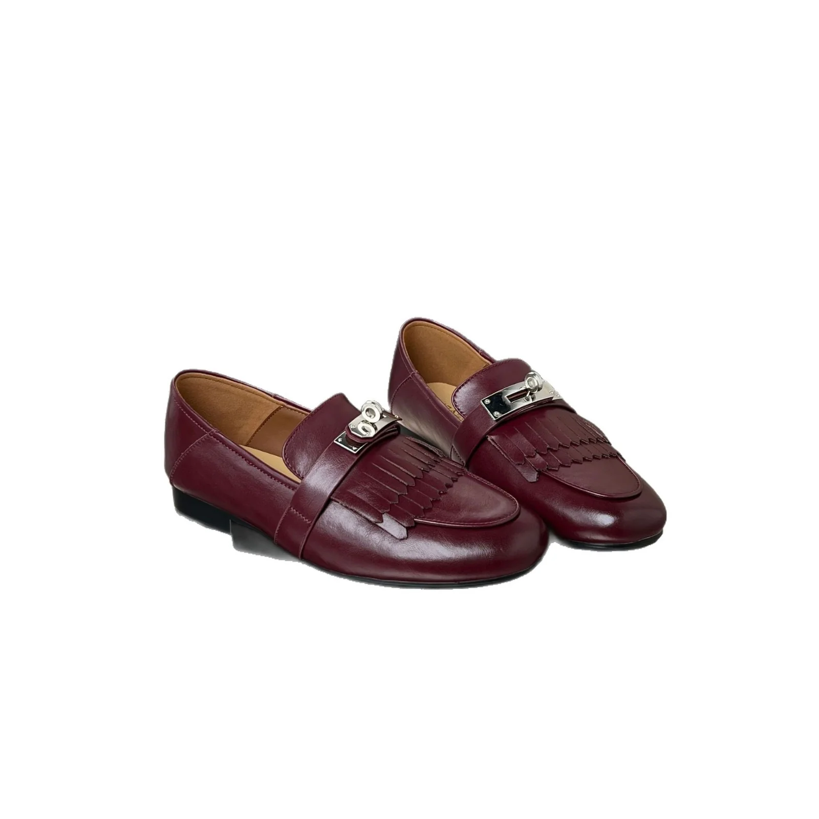 Damen Mokassins mit modischen Fransen und elegantem Schnallen-Detail Heidi Mode - Image 5