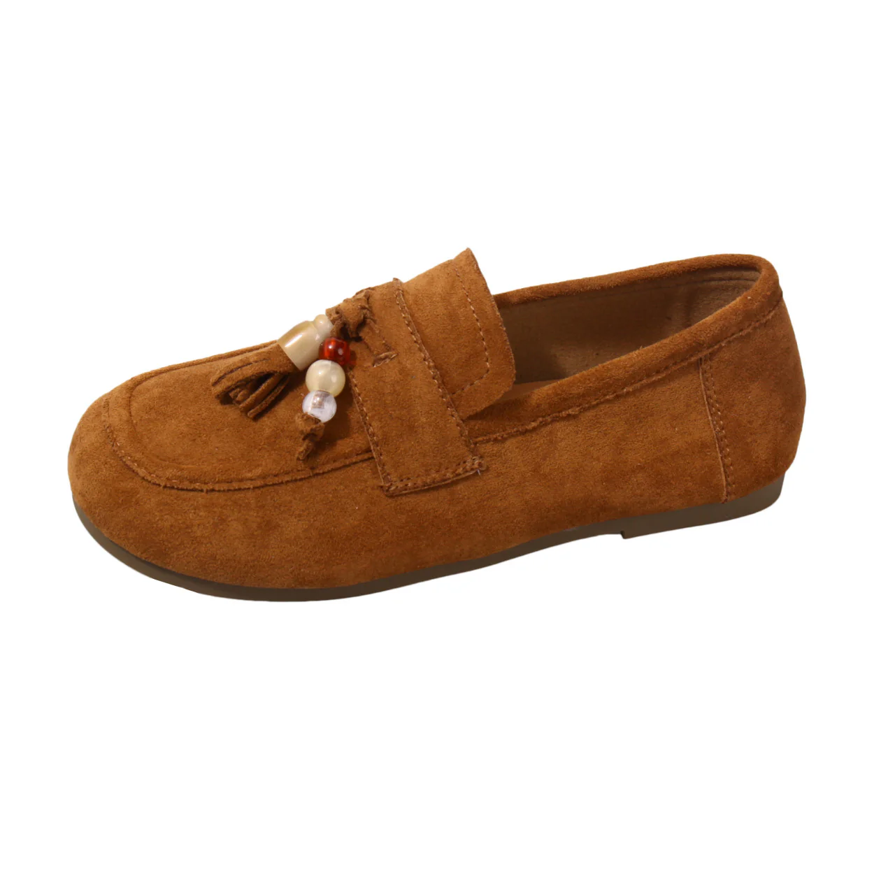 Damen Mokassins mit modischen Quasten und dekorativen Perlen Heidi Mode - Image 5