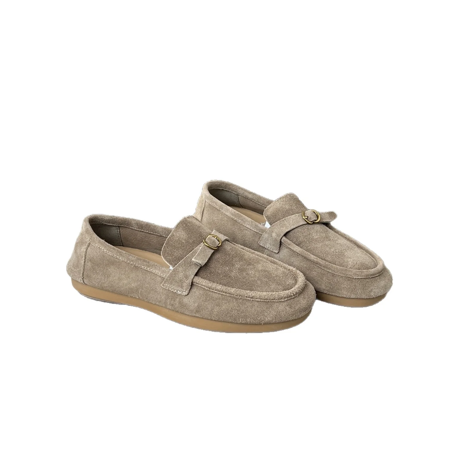 Damen Mokassins mit modischer Schnallenverzierung und bequemer Sohle Heidi Mode - Image 5