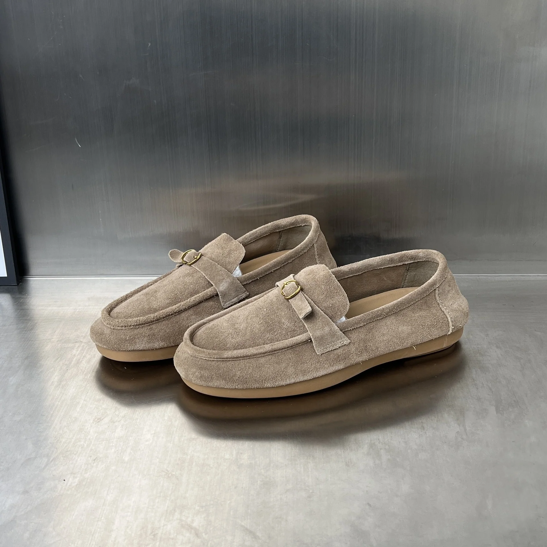 Damen Mokassins mit modischer Schnallenverzierung und bequemer Sohle Heidi Mode - Image 6