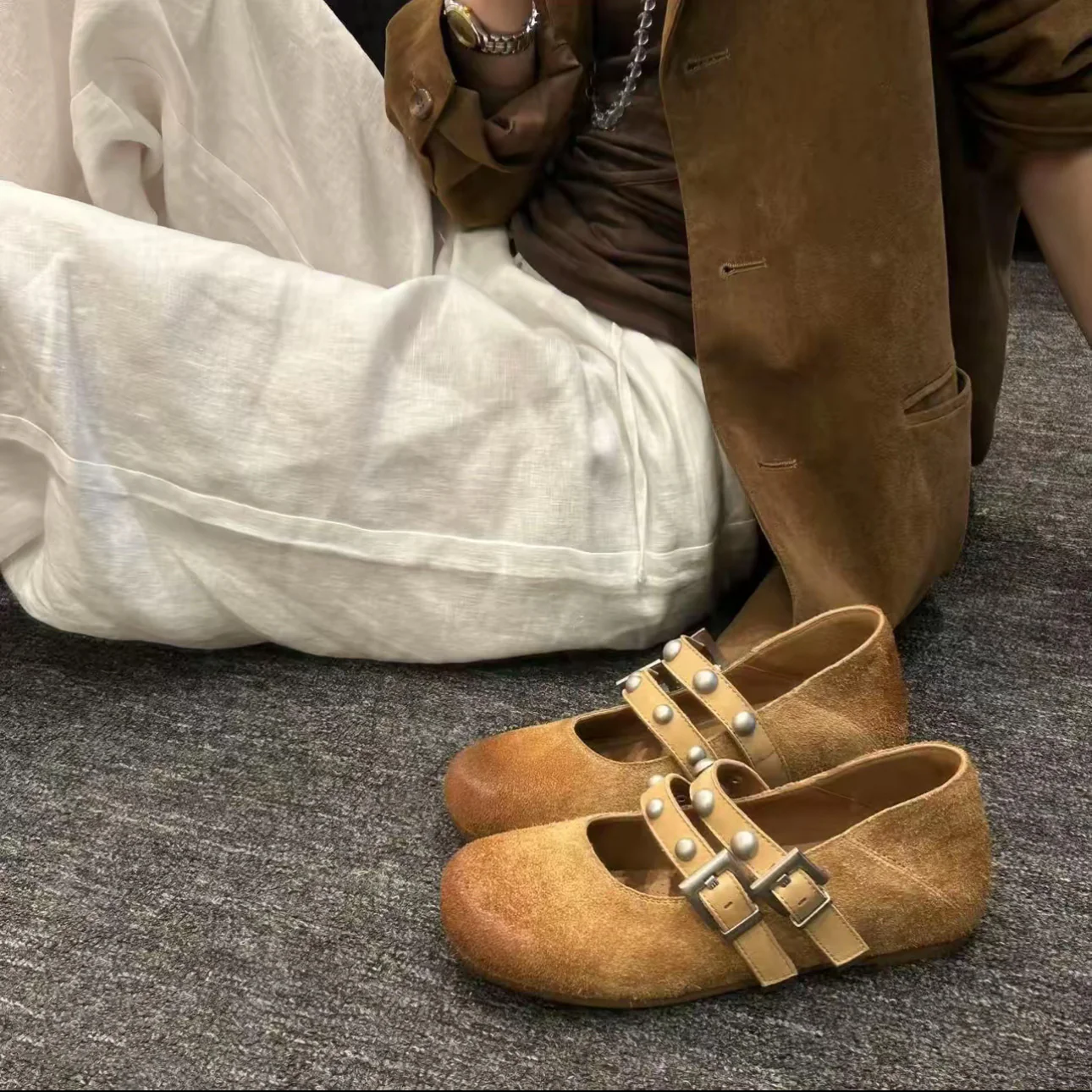 Damen Mokassins mit modischer Schnallenverzierung und komfortablem Fußbett Heidi Mode - Image 7