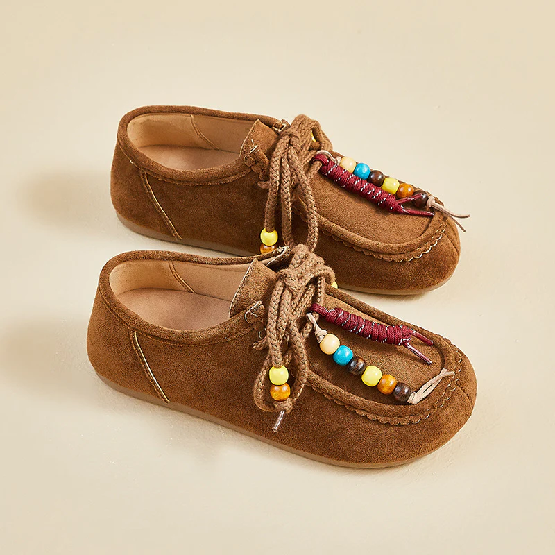 Damen Mokassins mit verspieltem Perlen-Design Heidi Mode - Image 8