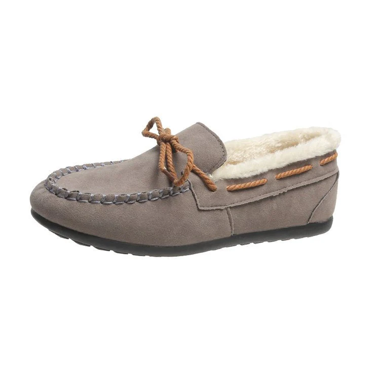 Damen Mokassins mit Weichem Futter und Dekorativen Längsnähten Heidi-Mode - Image 5