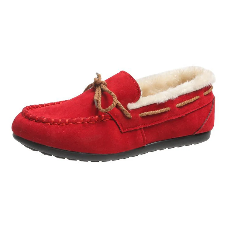 Damen Mokassins mit Weichem Futter und Dekorativen Längsnähten Heidi-Mode - Image 7