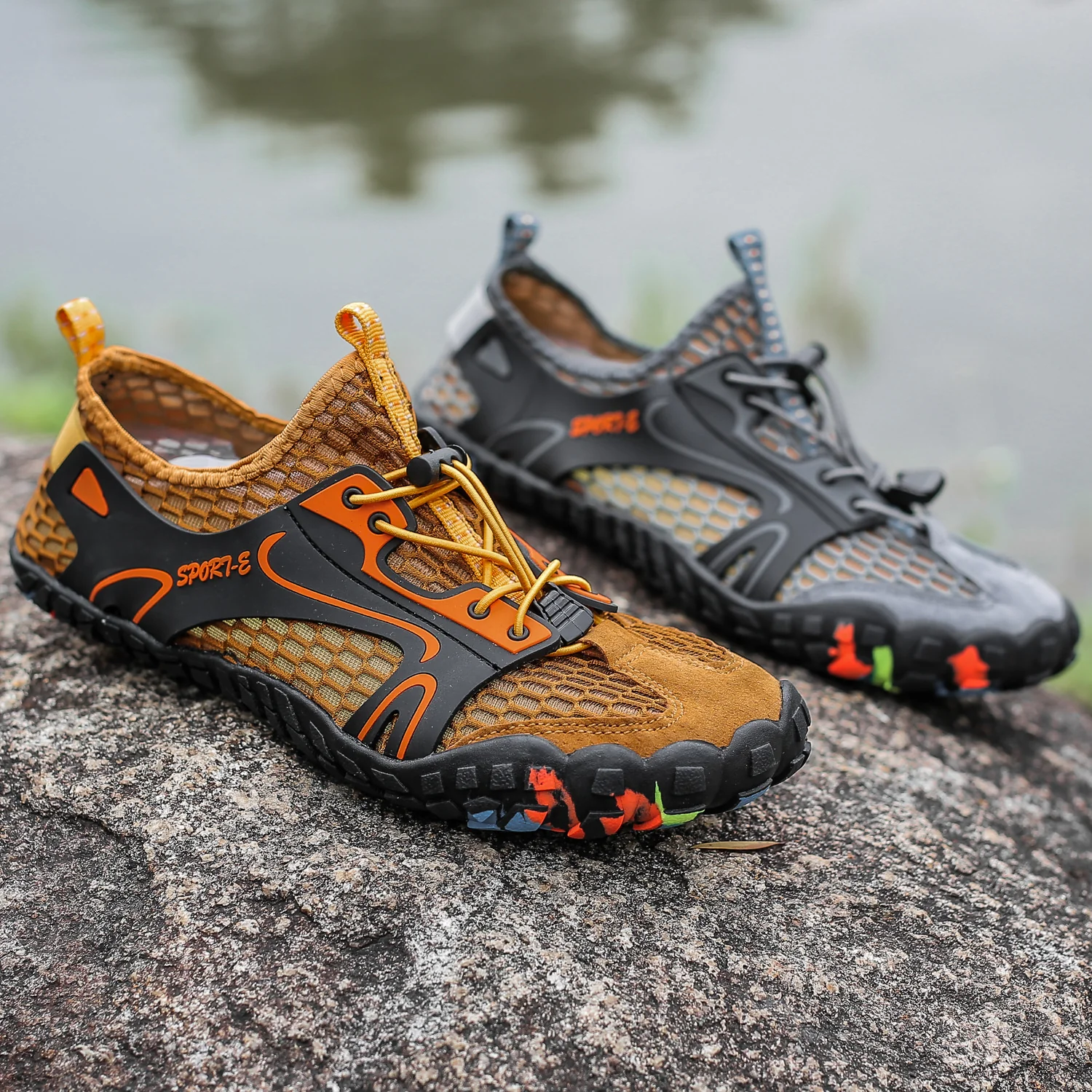 Damen Multifunktionale Badeschuhe mit rutschfester Sohle und atmungsaktivem Design Heidi Mode - Image 4