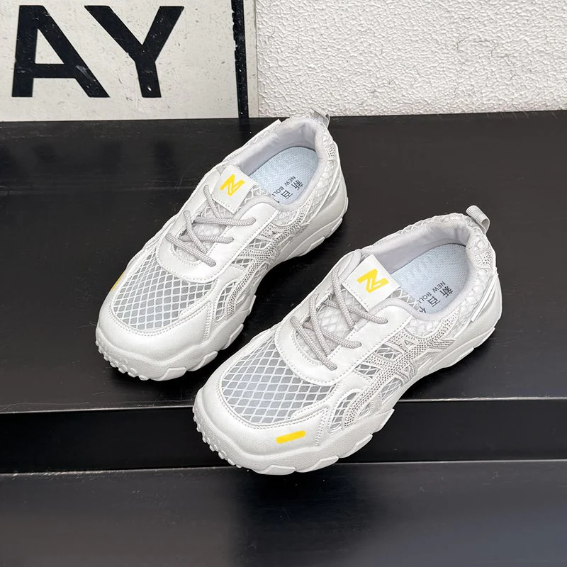 Damen multifunktionale Freizeit Sneaker mit atmungsaktiver Mesh-Oberfläche und stoßdämpfender Sohle Heidi Mode - Image 2