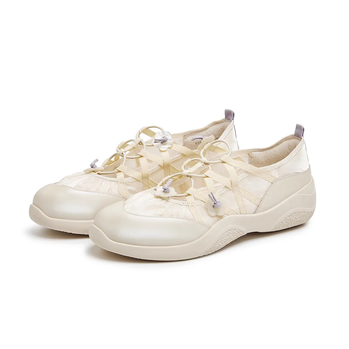 Damen Multifunktionale Freizeitschuhe mit floralem Detail Heidi Mode - Image 6