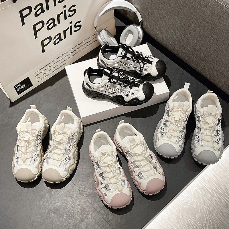 Damen Multifunktionale Freizeitschuhe mit innovativem Schnürsystem und rutschfester Sohle Heidi Mode - Image 3