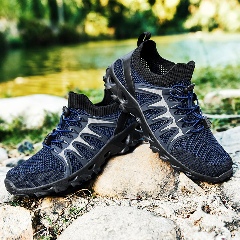 Damen Multifunktionale Freizeitsneaker mit atmungsaktivem Obermaterial und elastischer Schnürung Heidi Mode - Image 2