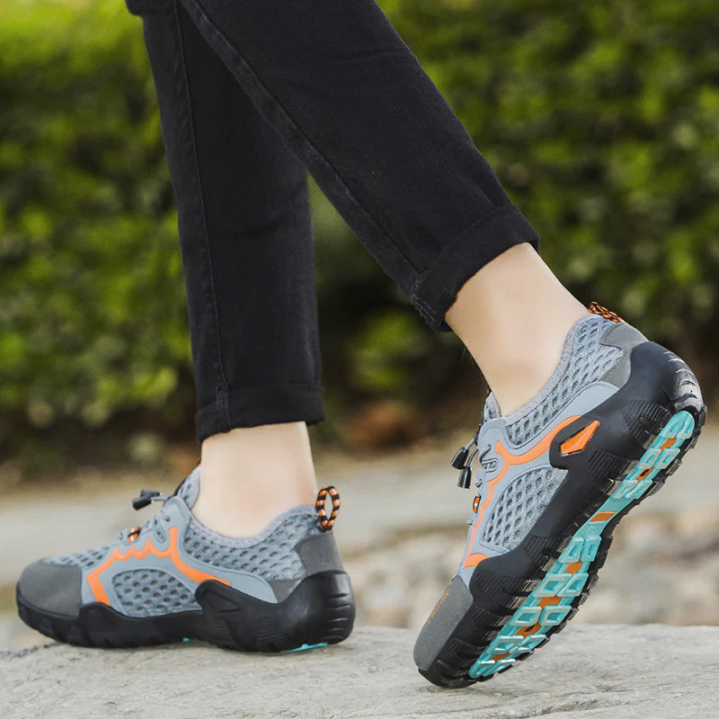 Damen Multifunktionale Mesh-Sneaker mit elastischem Schnürsystem und rutschfester Sohle Heidi Mode - Image 4