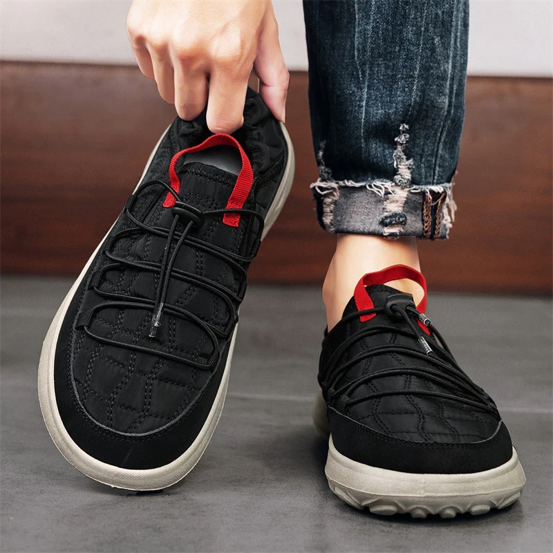 Damen Multifunktionale Slip-On Sneakers mit elastischem Schnürsystem und gepolstertem Fußbett Heidi Mode - Image 4