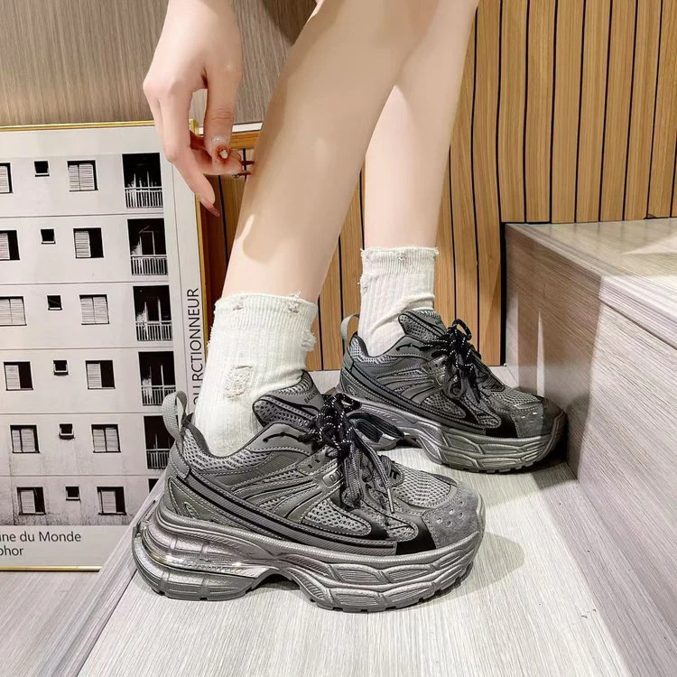 Damen Multifunktionale Sport Sneakers mit stoßdämpfender Sohle und atmungsaktivem Mesh-Obermaterial Heidi Mode