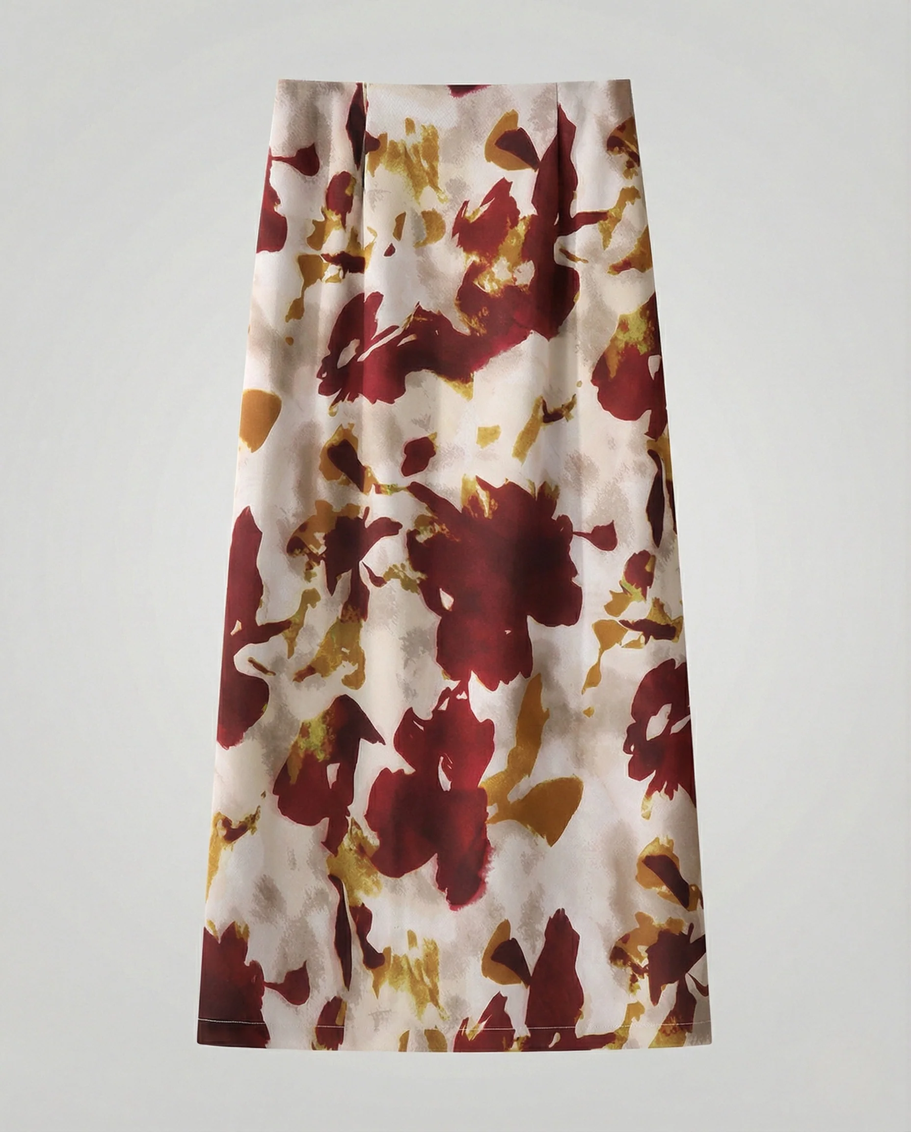 Midirock Damen Satin A-Linie - Image 10