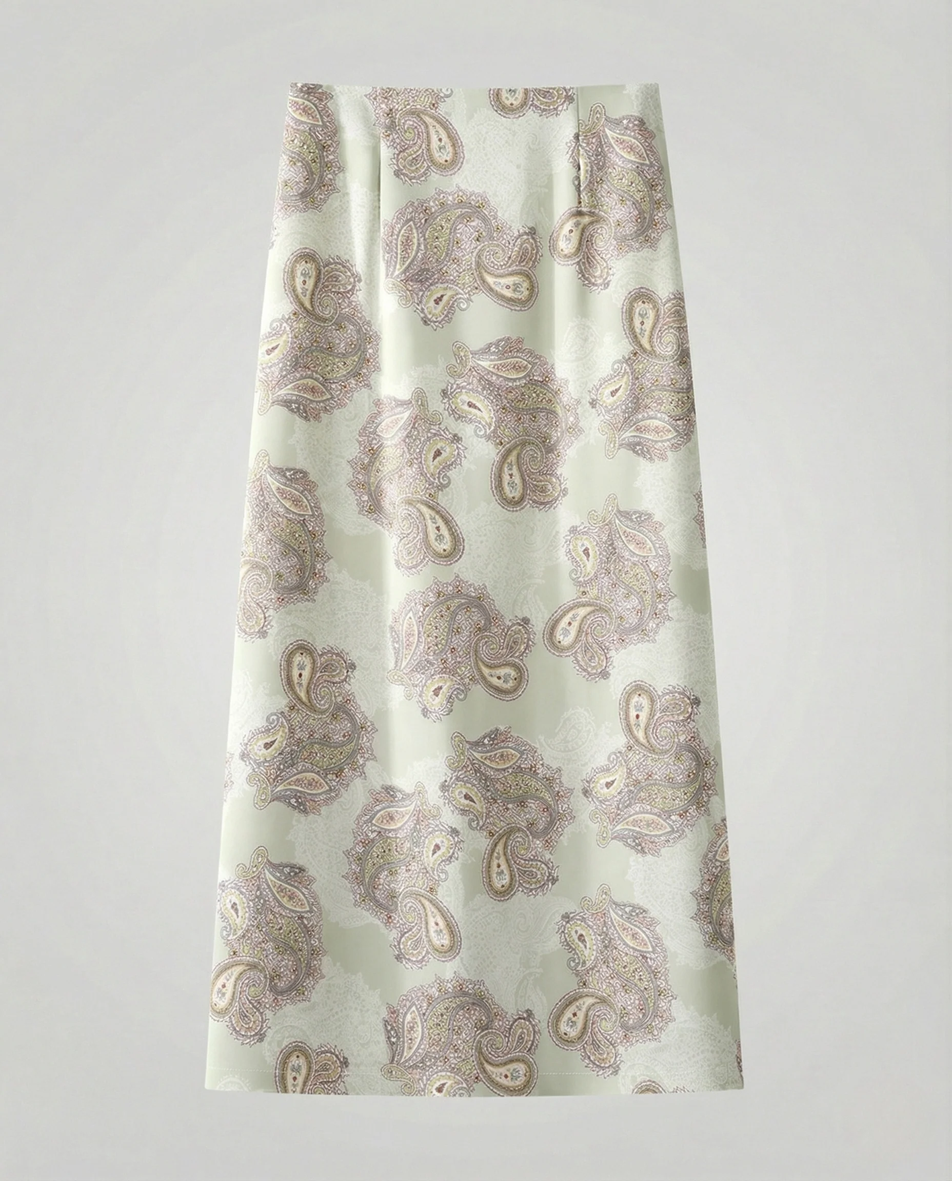 Midirock Damen Satin A-Linie - Image 7
