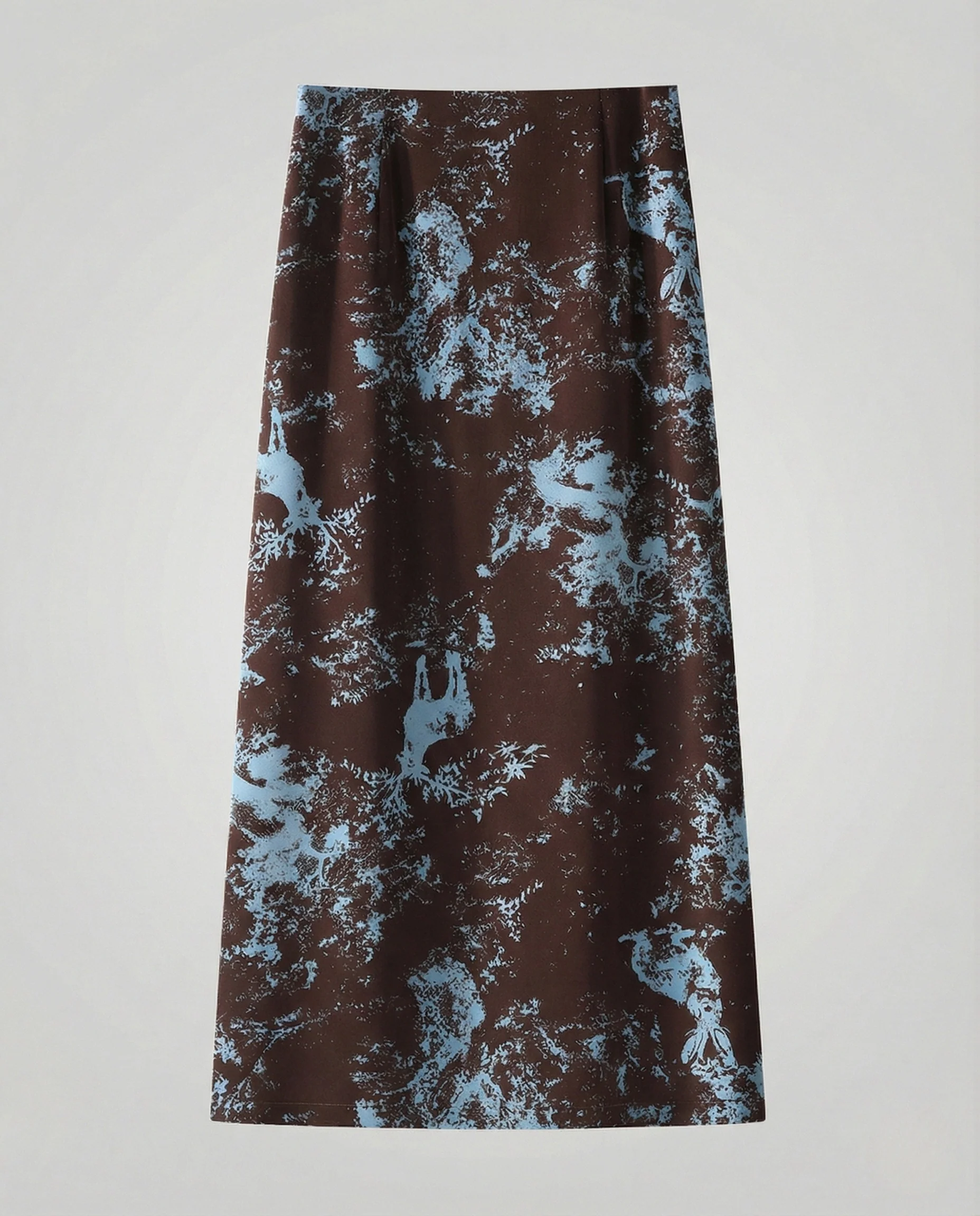 Midirock Damen Satin A-Linie - Image 9
