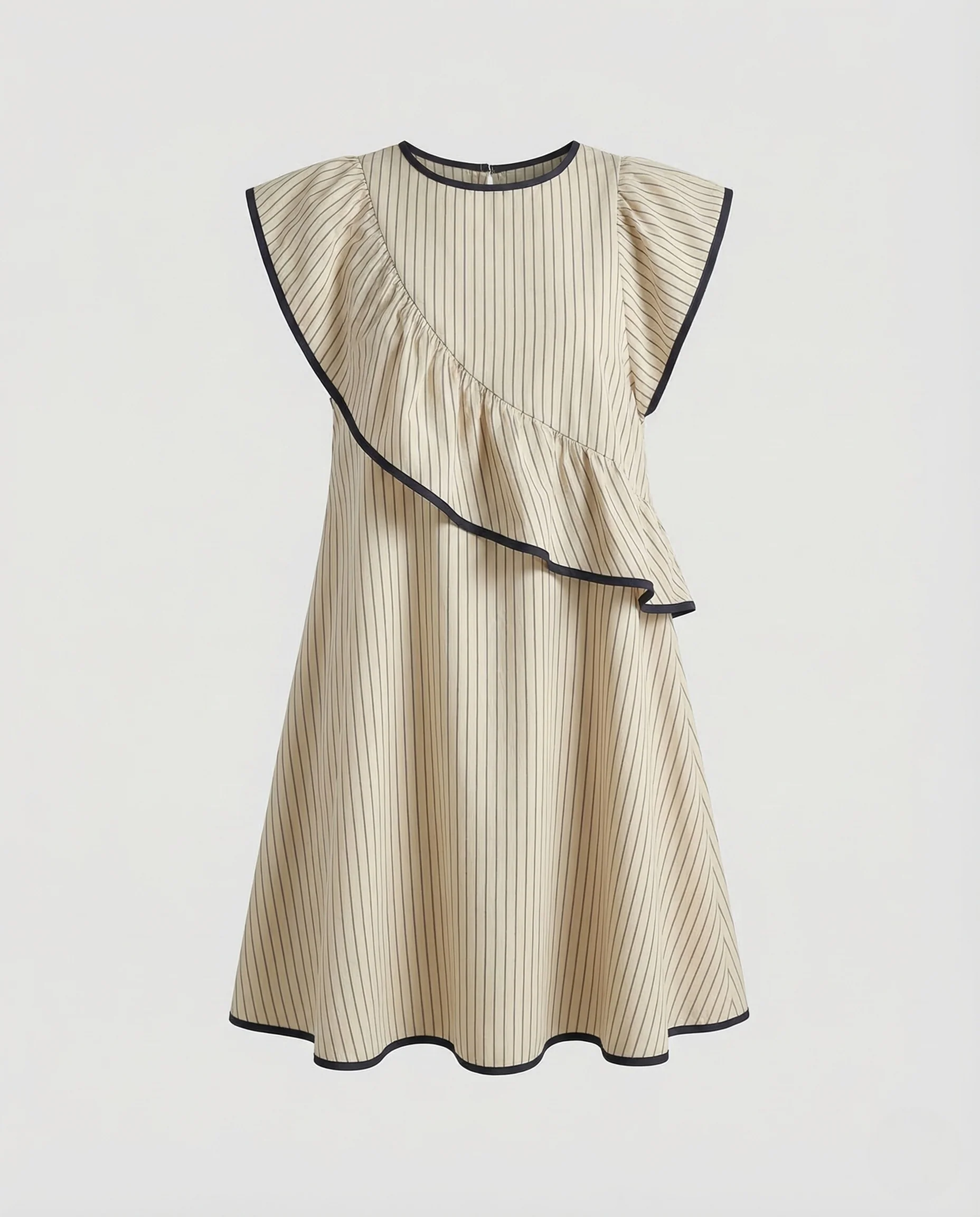 Damen A Linie Minikleid Matrosenkragen - Image 5