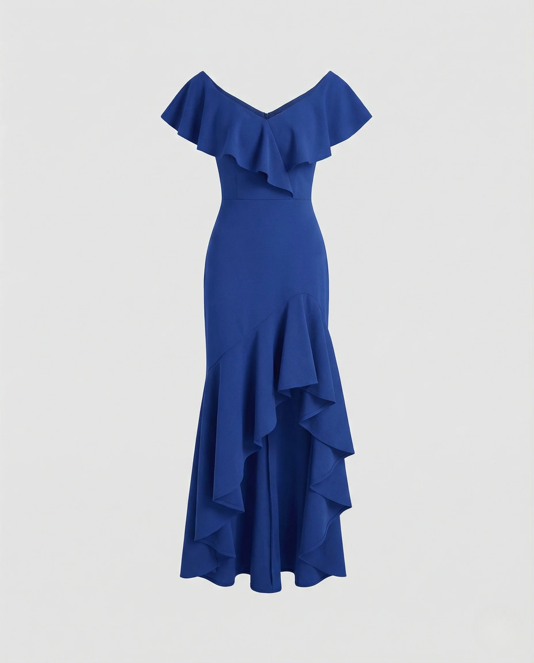 Damen Abendkleid Carmen Ausschnitt elegant - Image 4