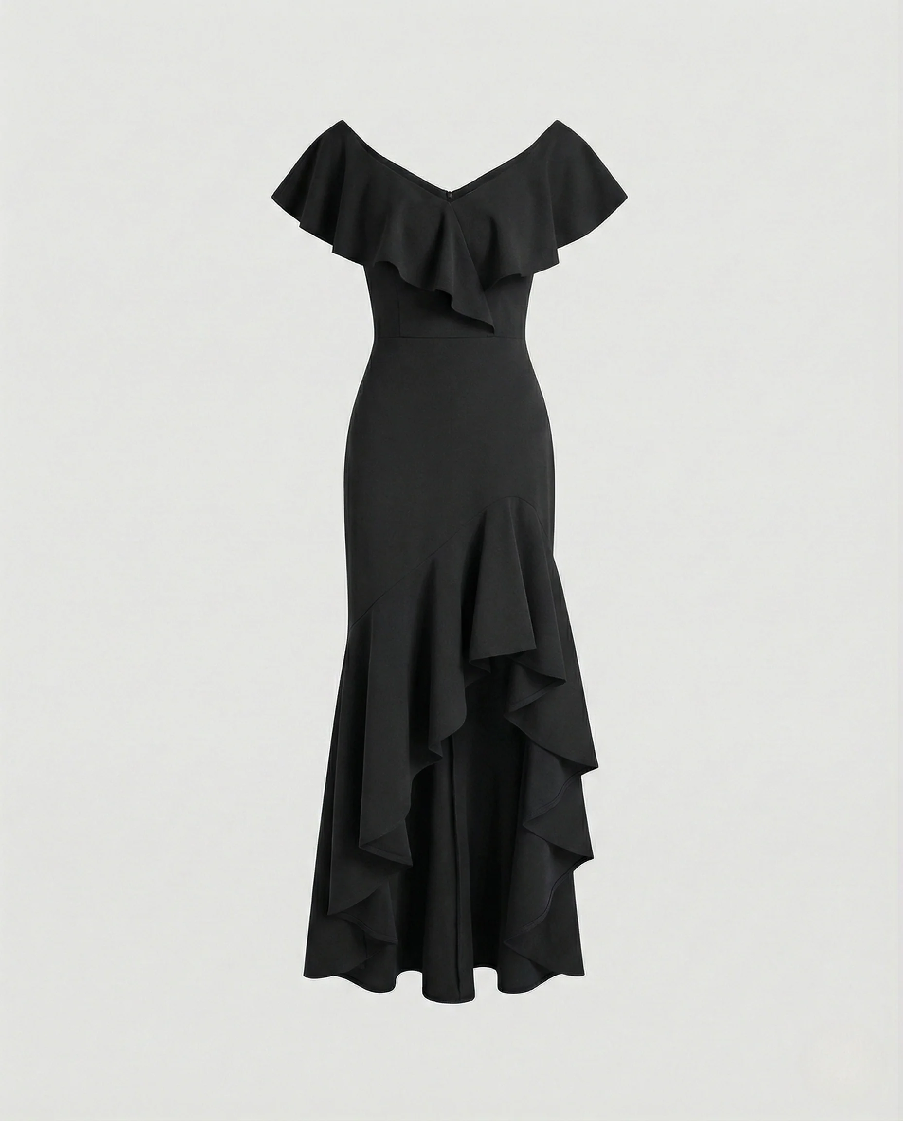 Damen Abendkleid Carmen Ausschnitt elegant - Image 6