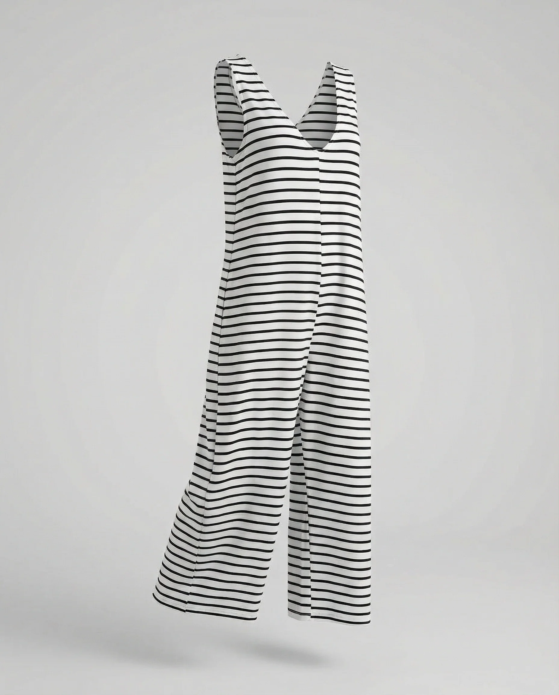 Damen Jumpsuit elegant V-Ausschnitt weit - Image 4