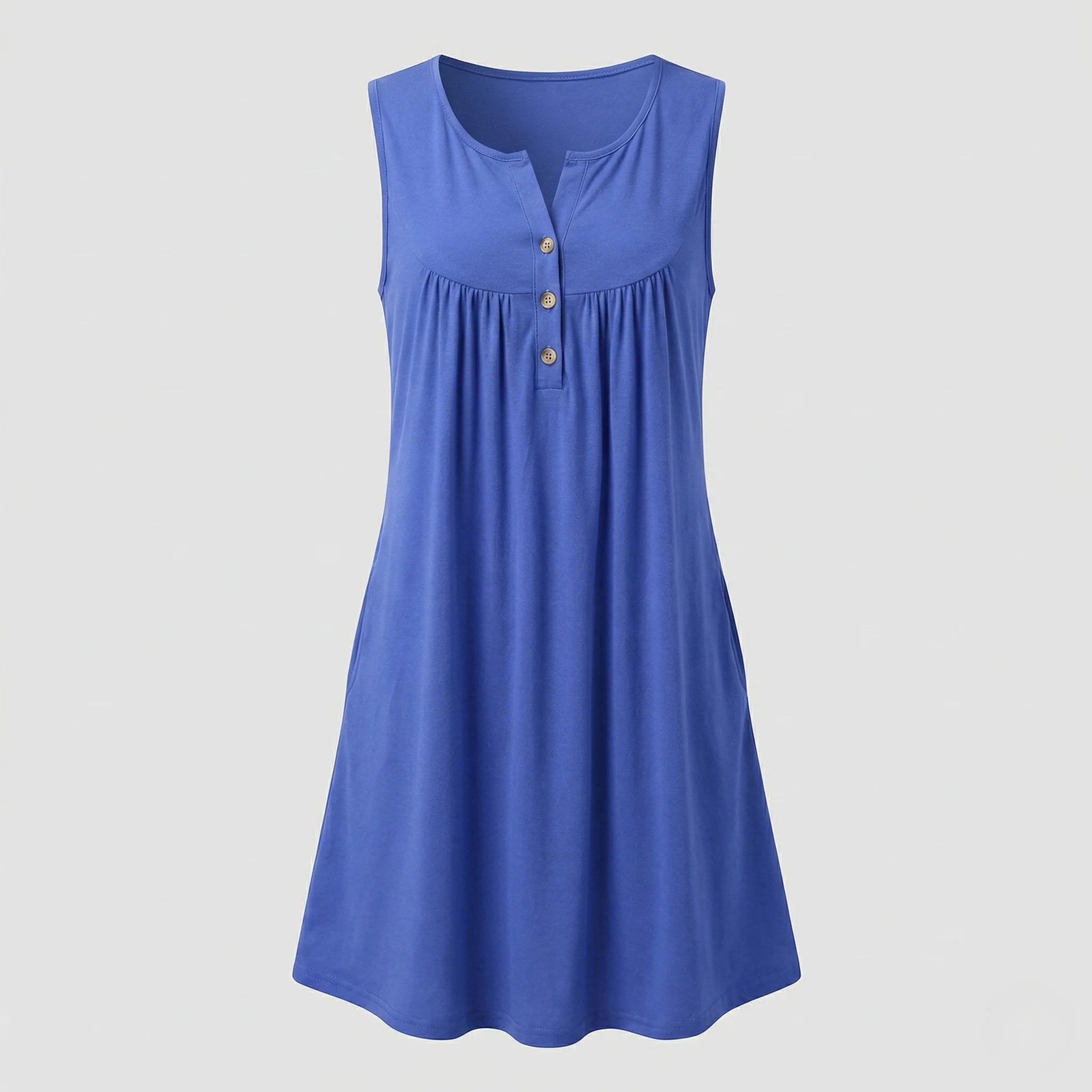 Damen Sommerkleid A-Linie ärmellos - Image 10
