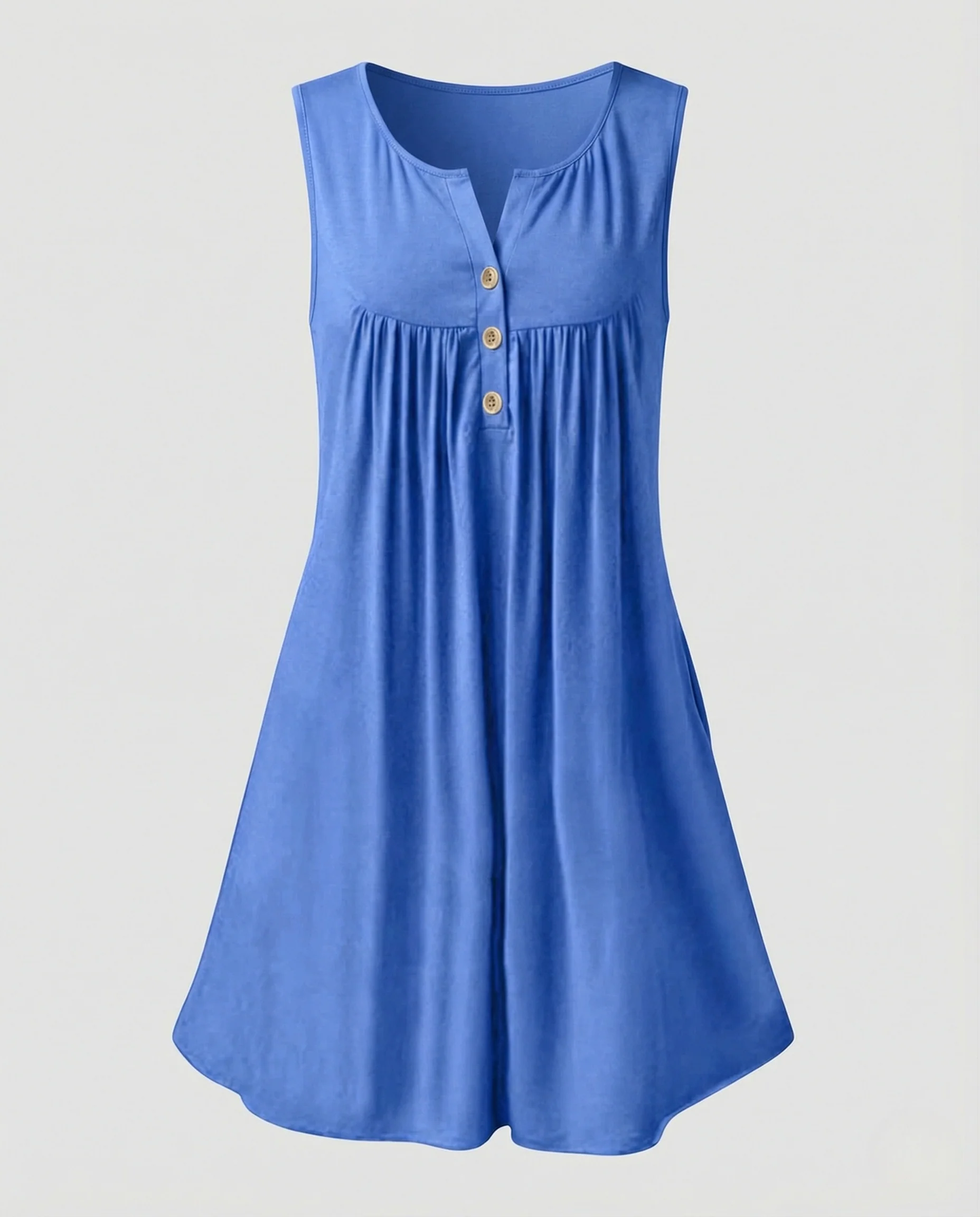 Damen Sommerkleid A-Linie ärmellos - Image 4