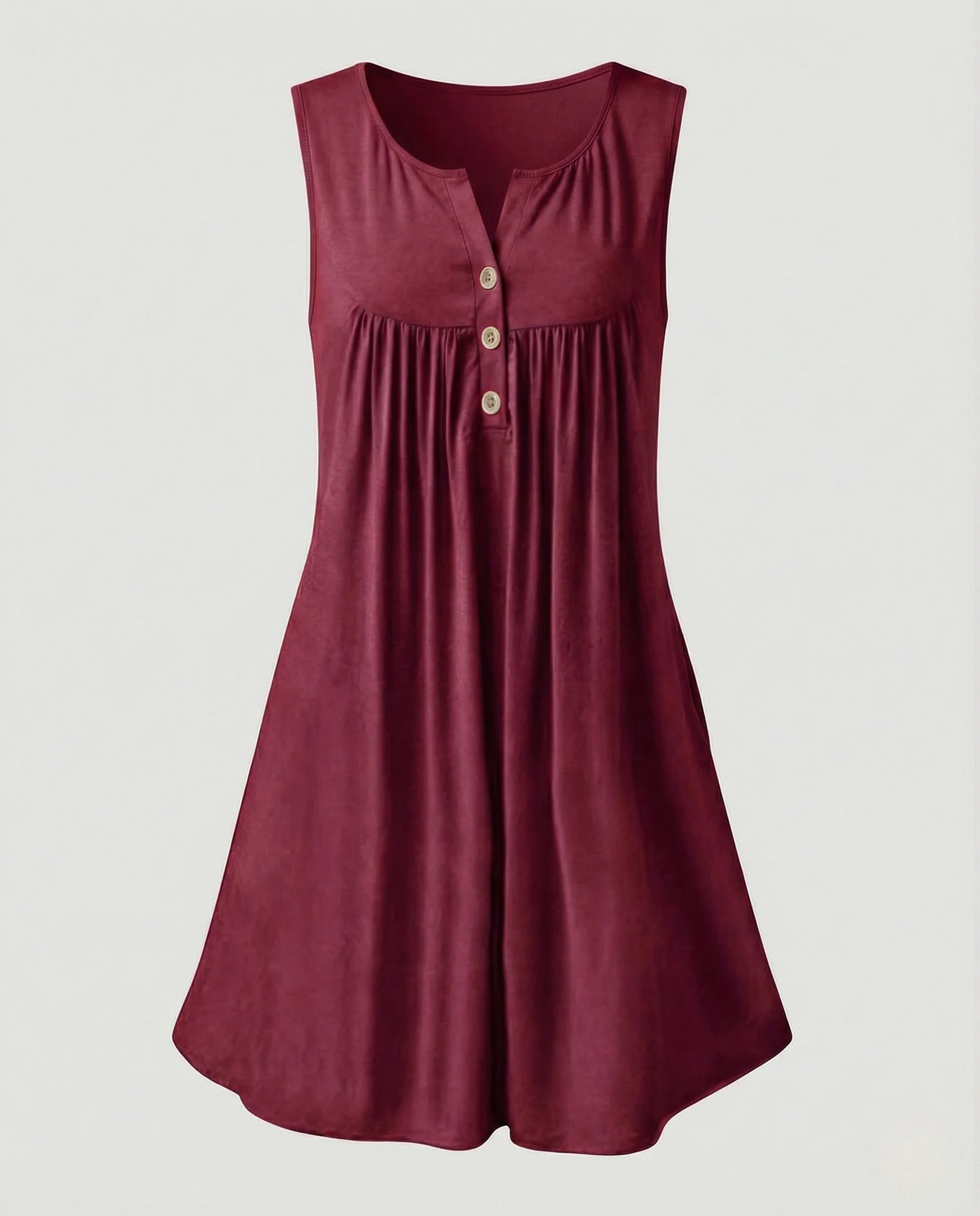 Damen Sommerkleid A-Linie ärmellos - Image 9