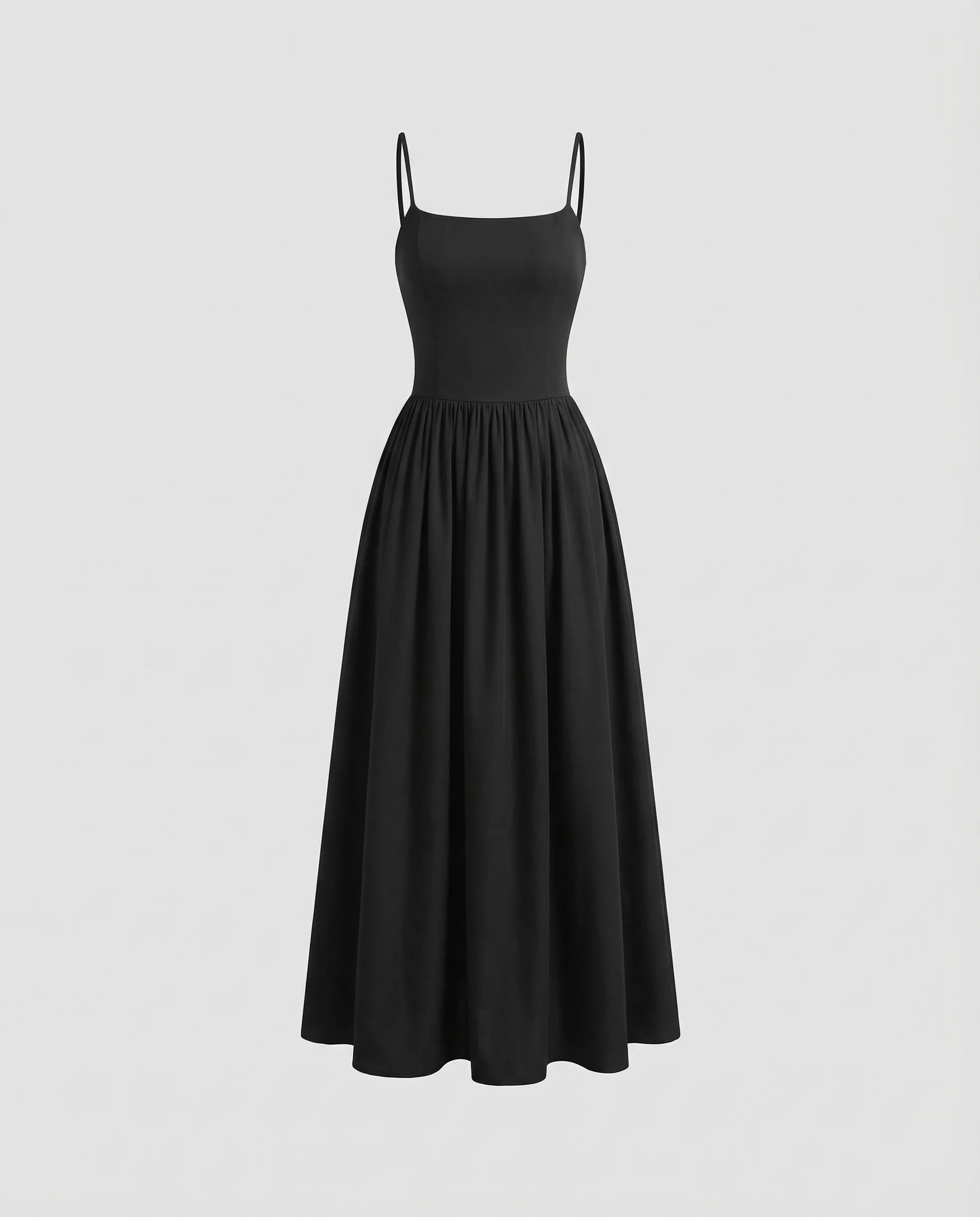 Damen Ärmelloses Abendkleid mit Quadratischem Ausschnitt - Image 5