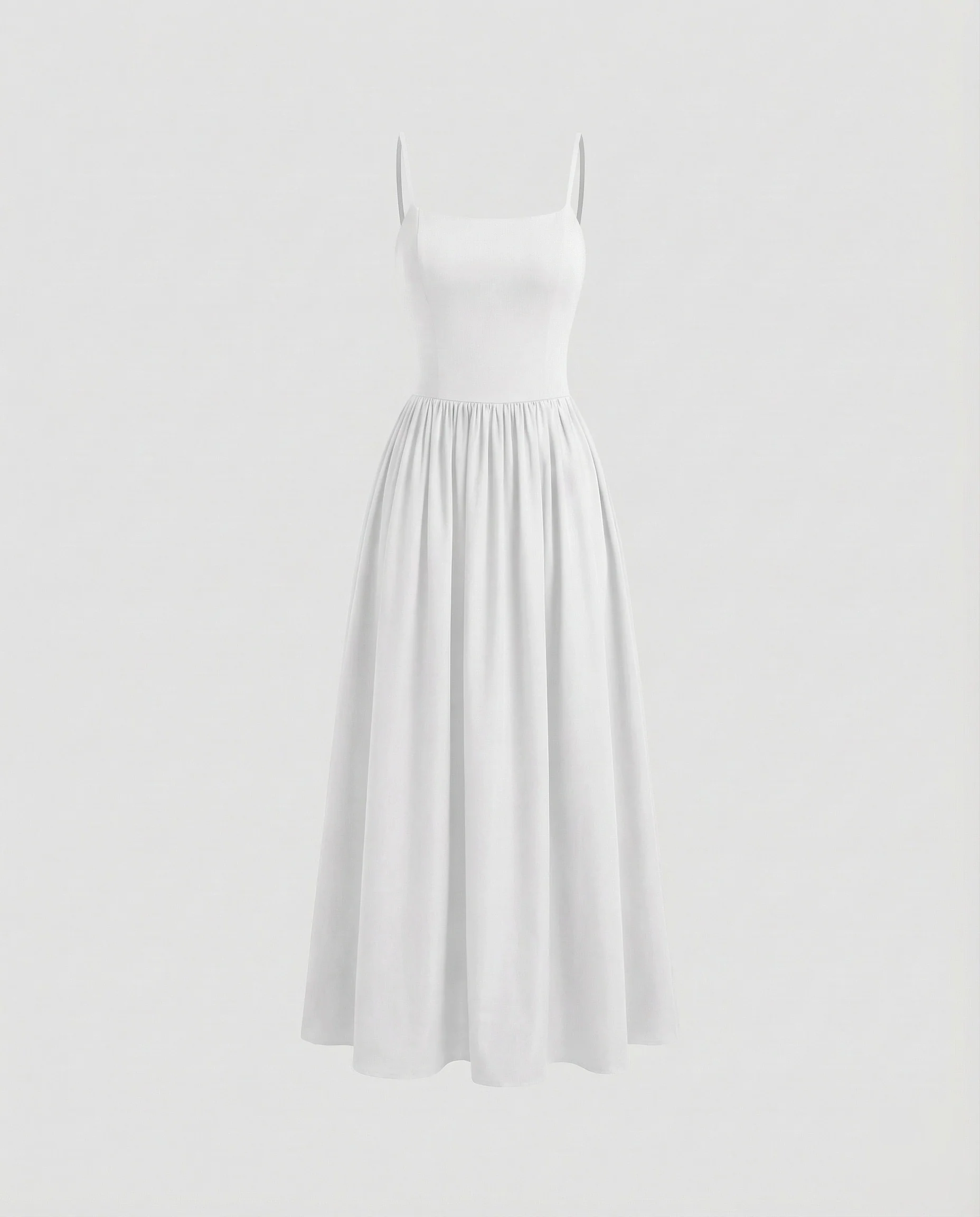 Damen Ärmelloses Abendkleid mit Quadratischem Ausschnitt - Image 6