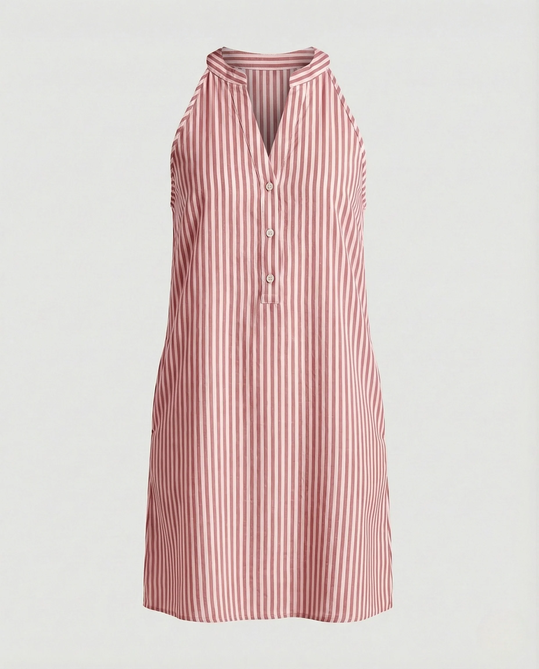 Gestreiftes Sommerkleid Ärmellos Damen - Image 8