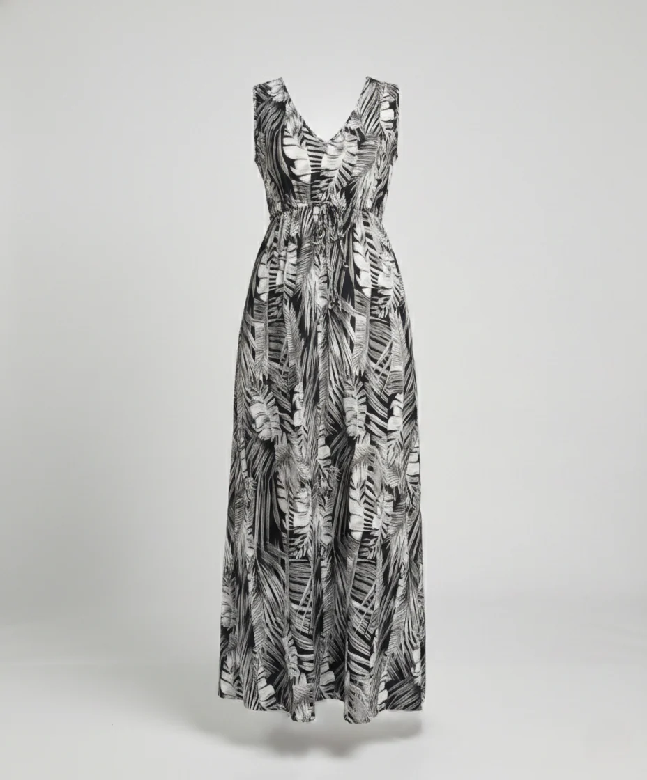 Maxikleid Sommer Damen Ärmellos - Image 4