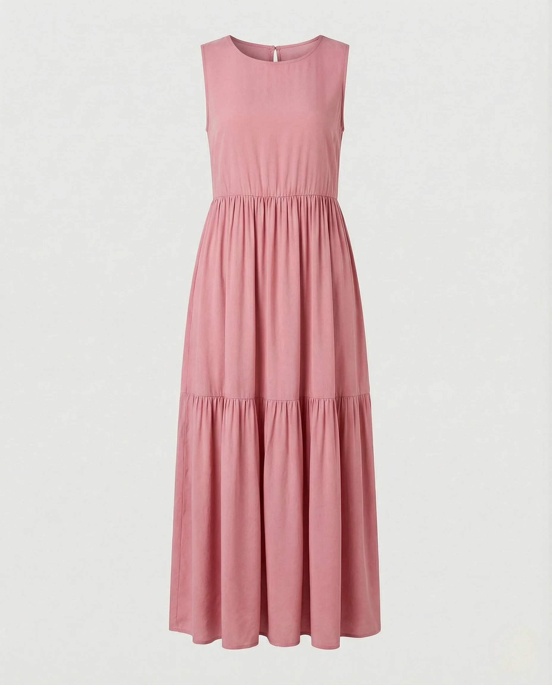 Damen Ärmelloses Maxikleid mit Schmetterlingsprint - Image 16